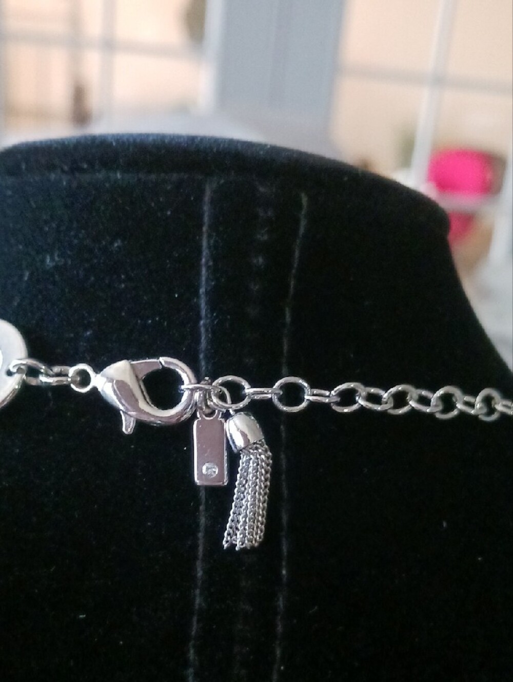 Silver Multi-Ring Statement Necklace - Women Jewelry - Picture 5 of 8